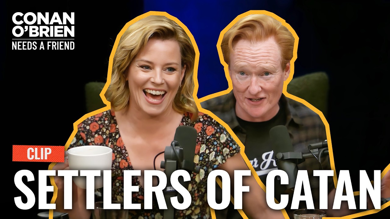 Elizabeth Banks Got Banned From Catan For Being Too Intense | Conan O’Brien Needs A Friend