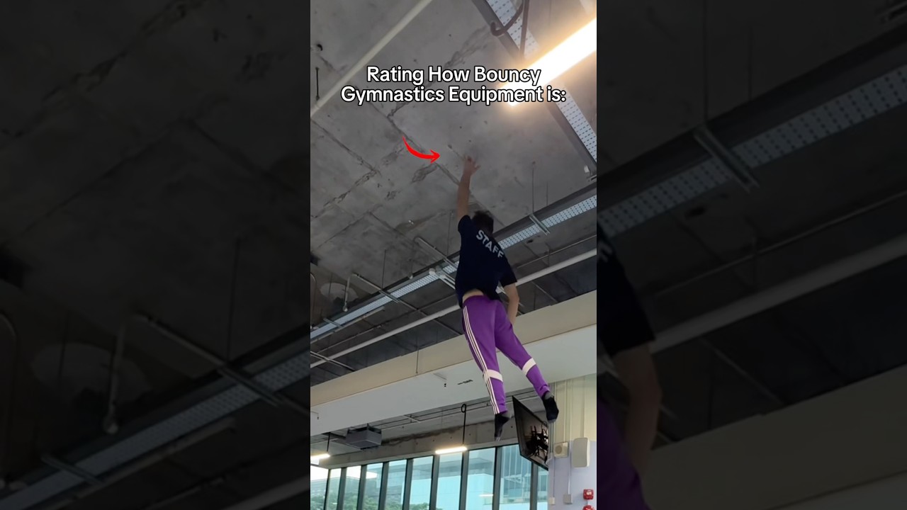 Everything has different bounce! 😀 @MokaraGymnastics #olympics #gymnastics #gymnast #sports #d1