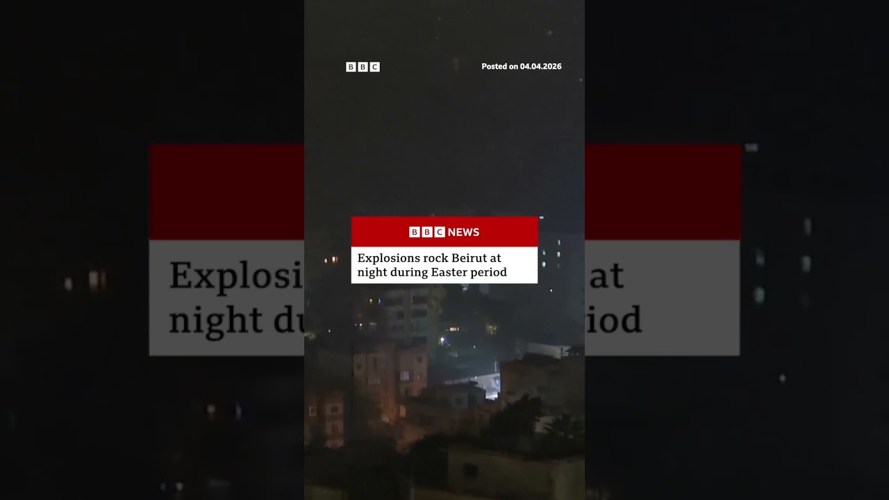 Explosions rock Beirut during Easter period. #Beirut #Israel #BBCNews