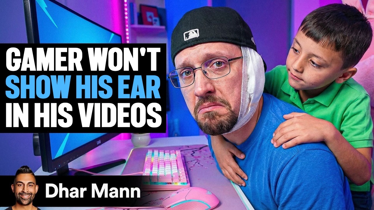 FAMOUS GAMER Won’t Show His Ear On Camera Ft. FGTeeV | Dhar Mann Studios