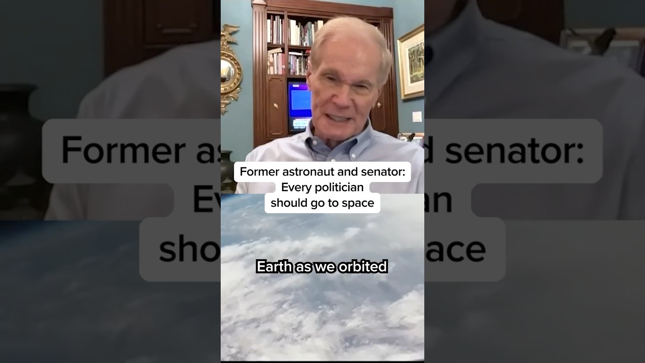 Former astronaut and senator: Every politician should go to space