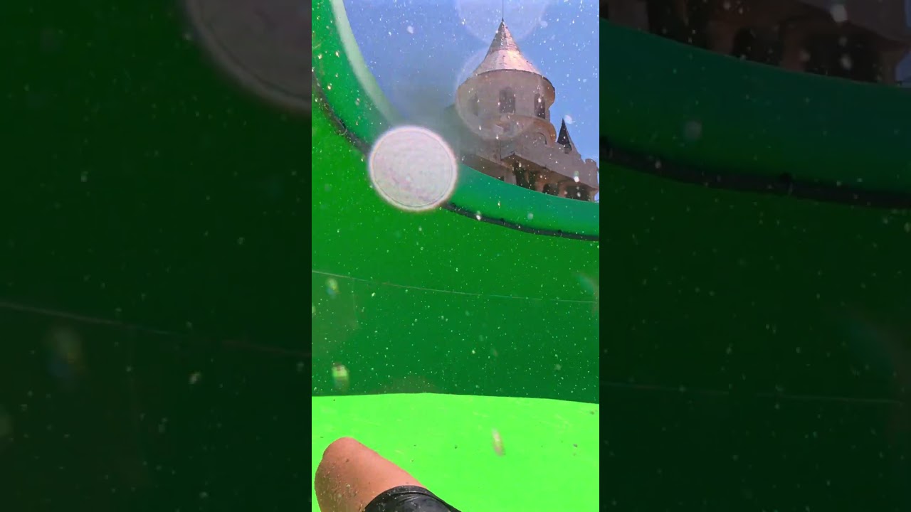 Green Storm’s Eye Water Slide at Aquapark Nessebar 🇧🇬