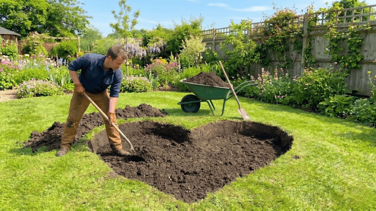 He Built a Heart-Shaped Pond & Pool in His Backyard ❤️🏊‍♂️