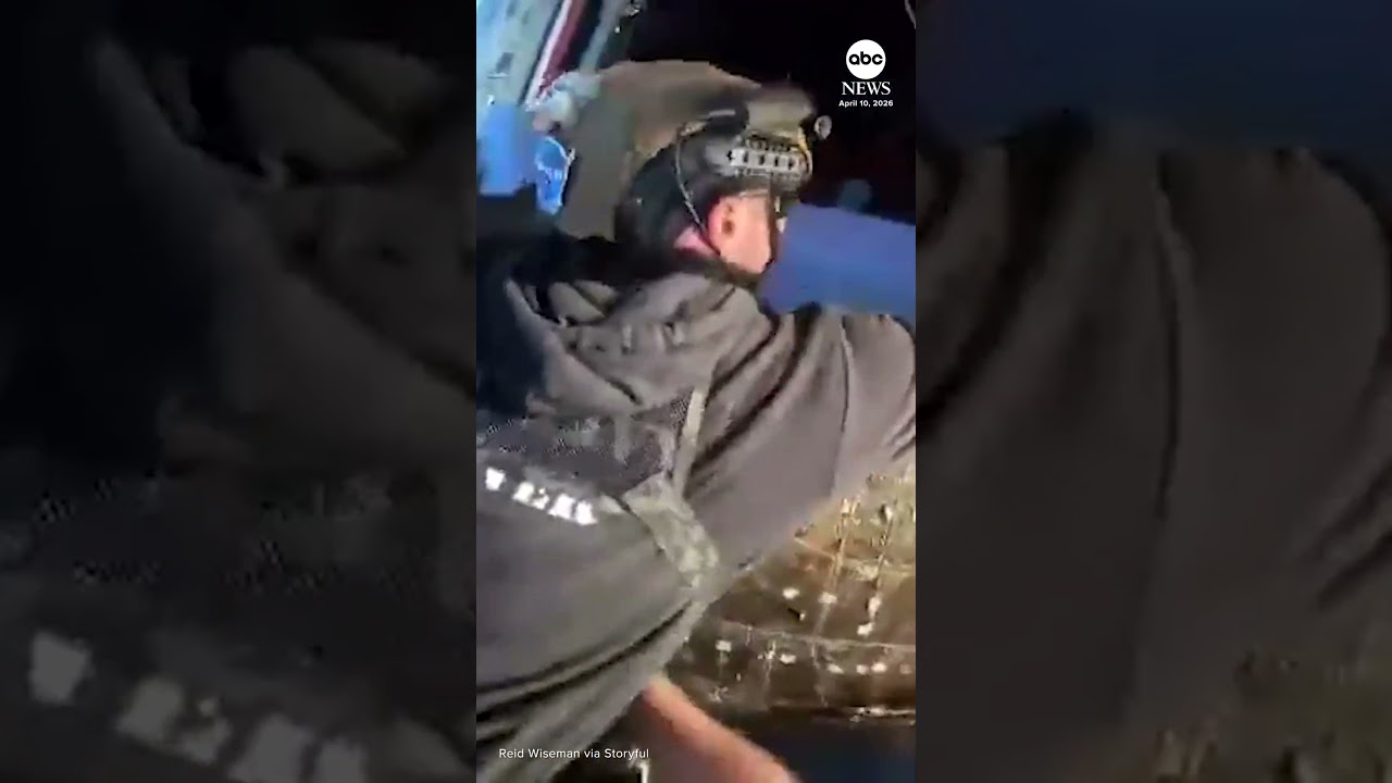 Helmet cam captures recovery of Artemis II astronauts from Orion capsule