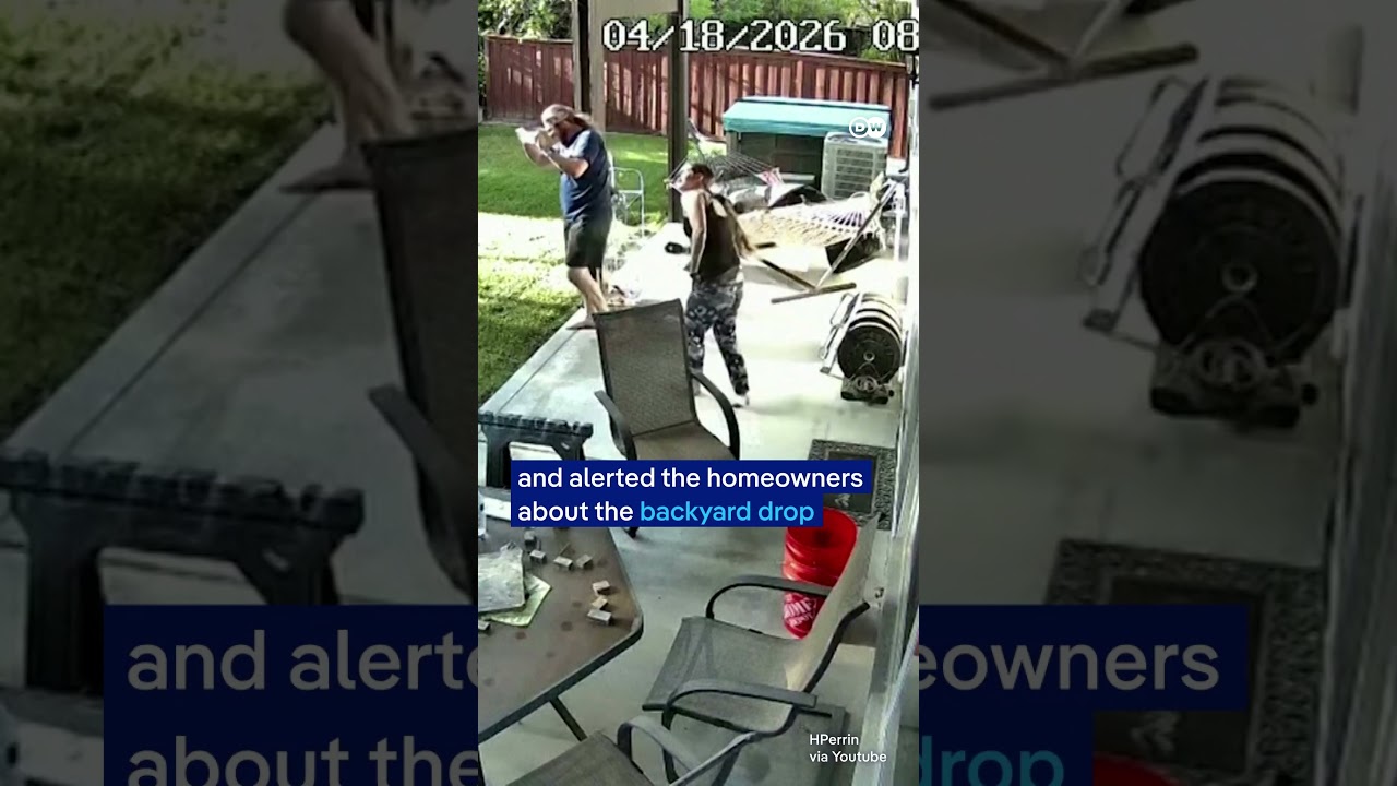 Hot‑air balloon makes emergency landing in California backyard | DW News