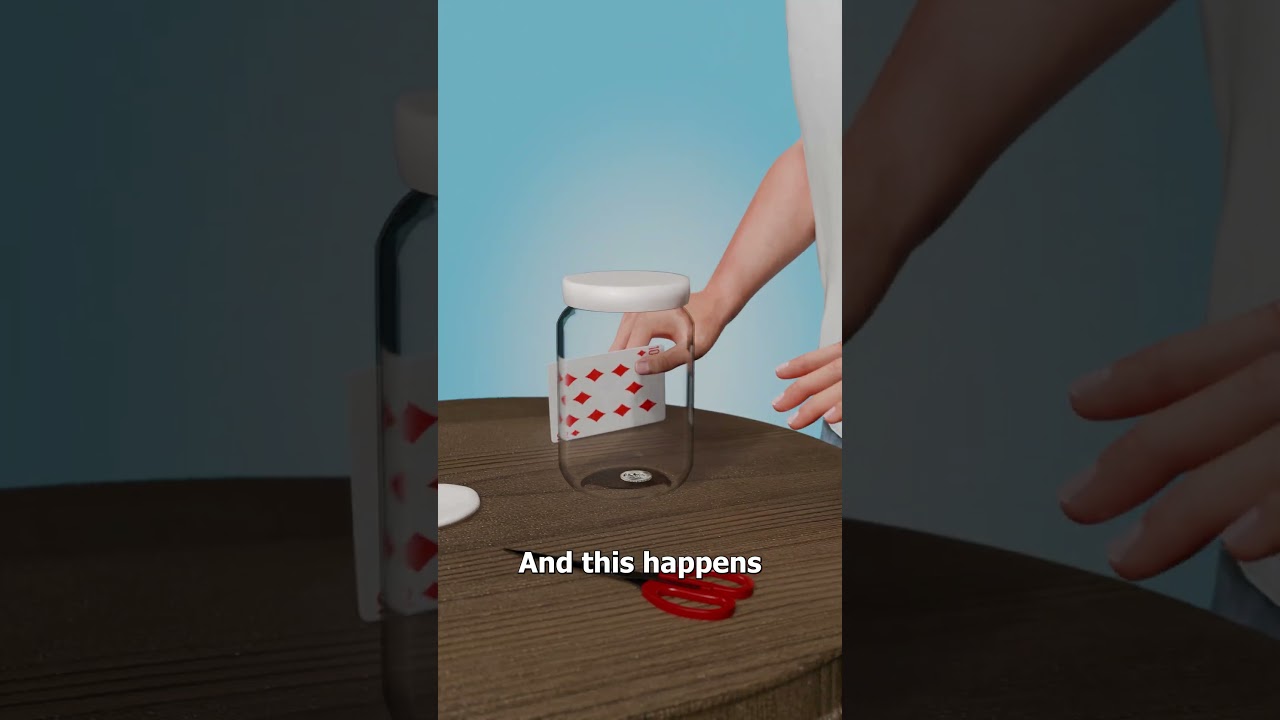 How Does The Coin Go Through The Lid 🤔