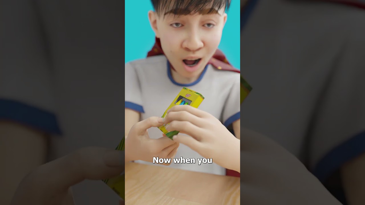 How Does This Crayon Magic Trick Work 🤔