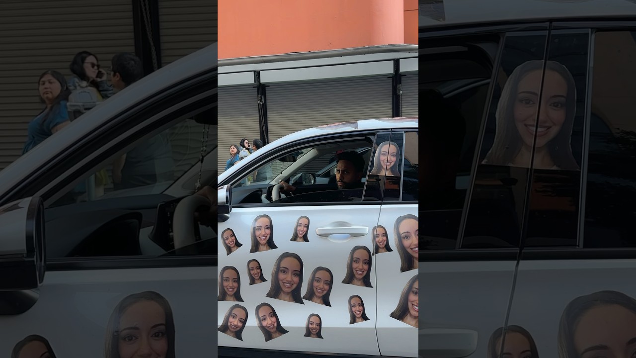 How she expects me to drive…