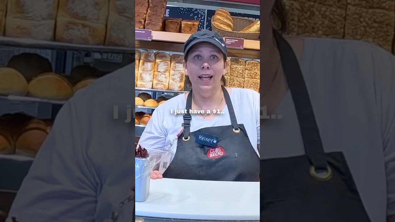 I bought a crumb of bread and THIS happened 🥹❤️