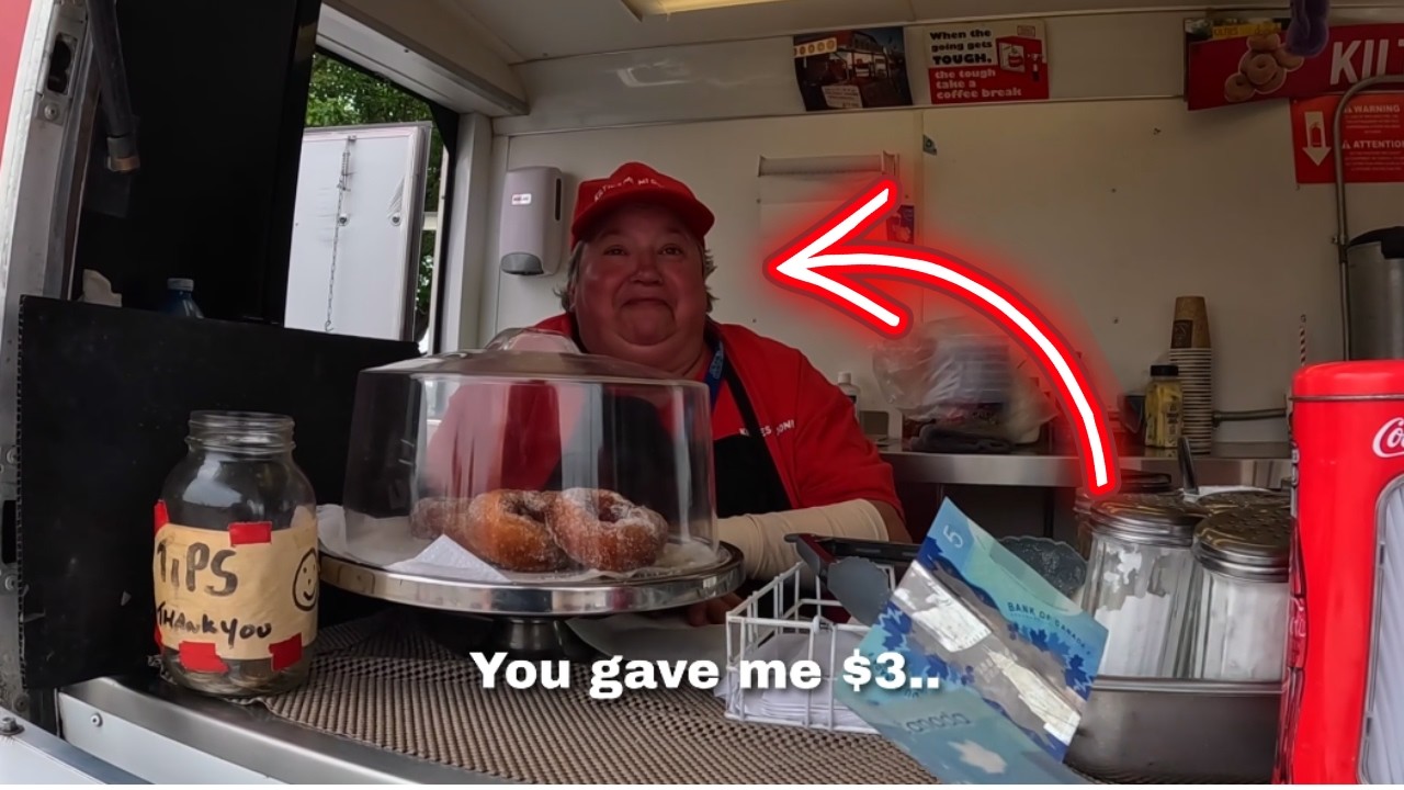 I bought a donut and tipped double 🥺❤️