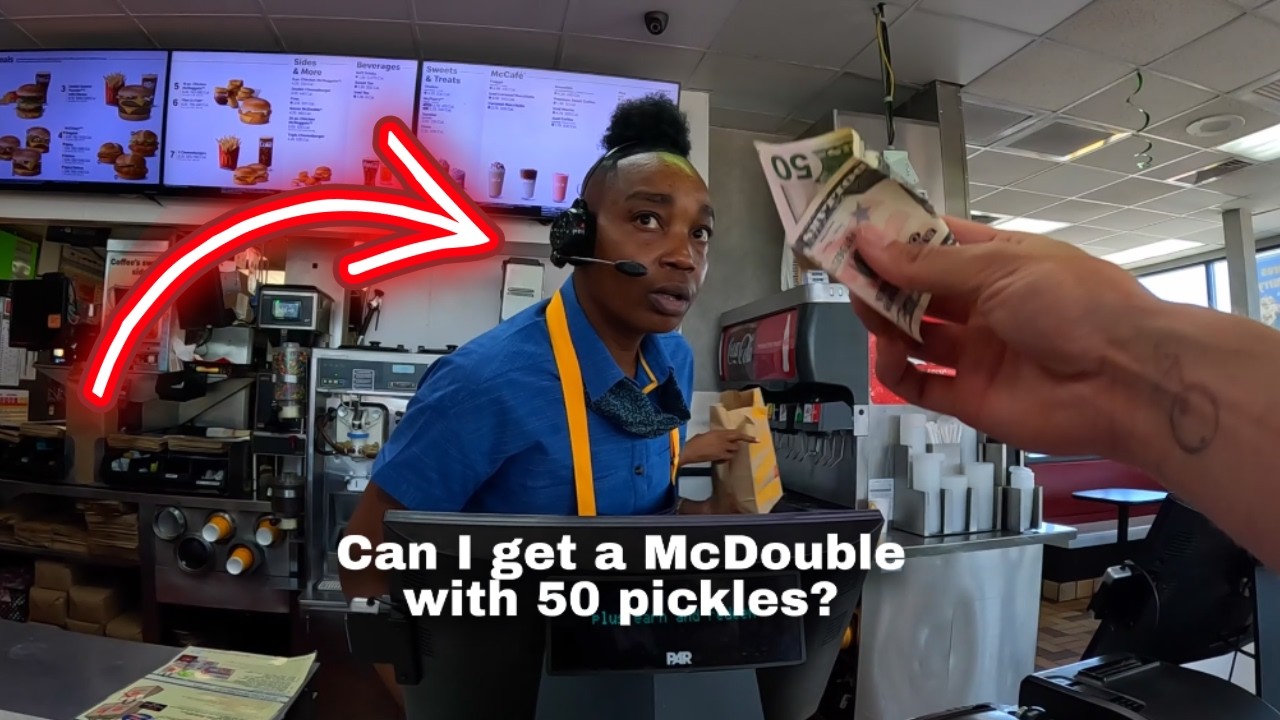 I ordered 50 pickles on a burger 🥺❤️