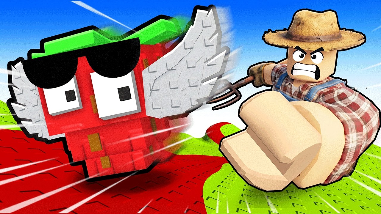 I Turned Into GROW A GARDEN in Roblox