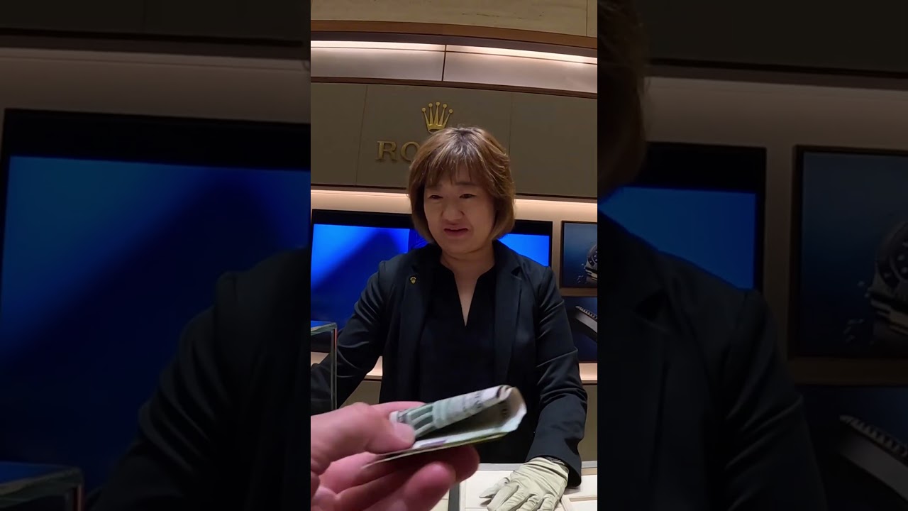 I walked into a rolex store and THIS happened 🥺❤️