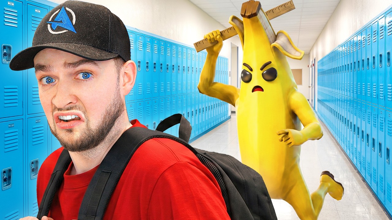 I Went Back to SCHOOL in Fortnite…