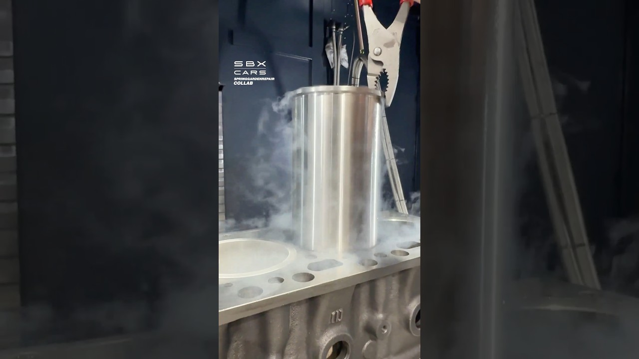 Installing New Sleeves Using Liquid Nitrogen! 😍