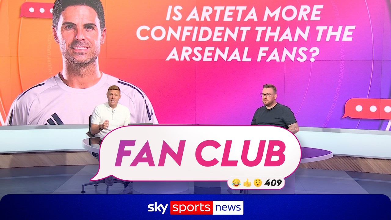 Is Arteta more confident that Arsenal’s supporters? | #SkySportsFC