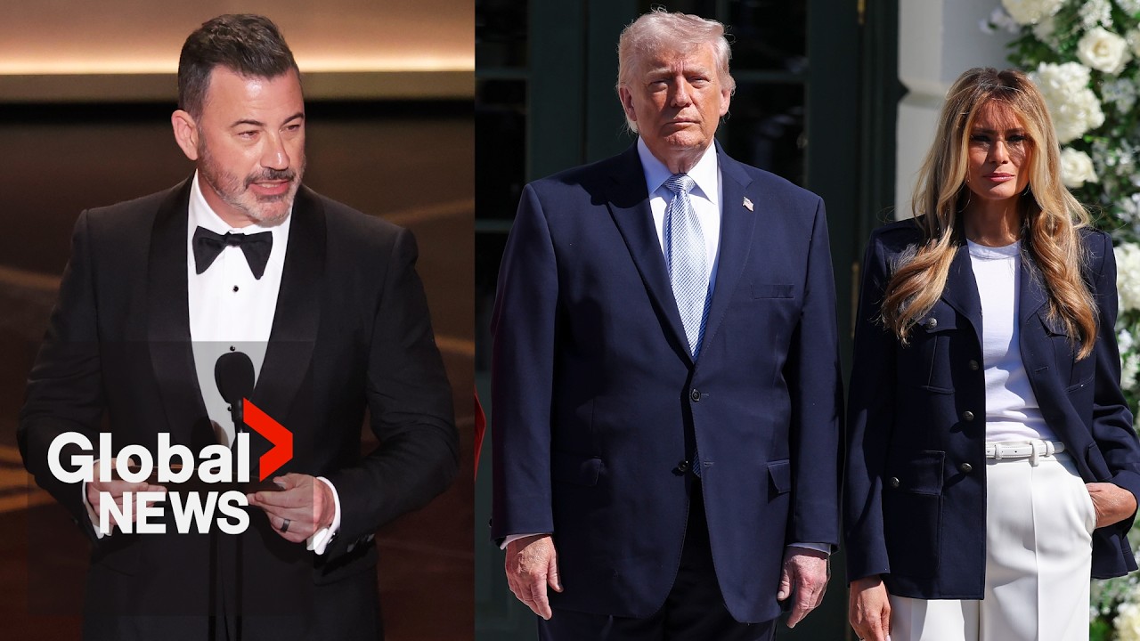 Jimmy Kimmel fires back after Melania Trump calls for him to be fired over “expectant widow” joke