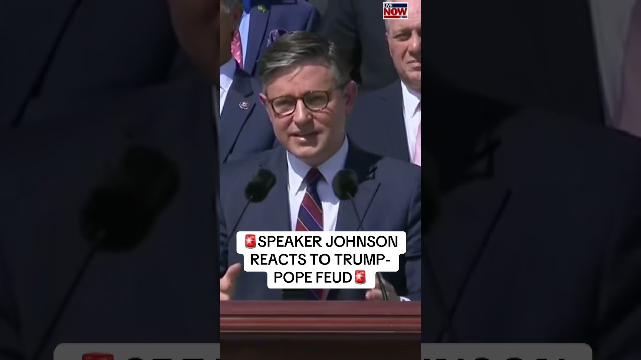 Johnson on Trump-Pope feud