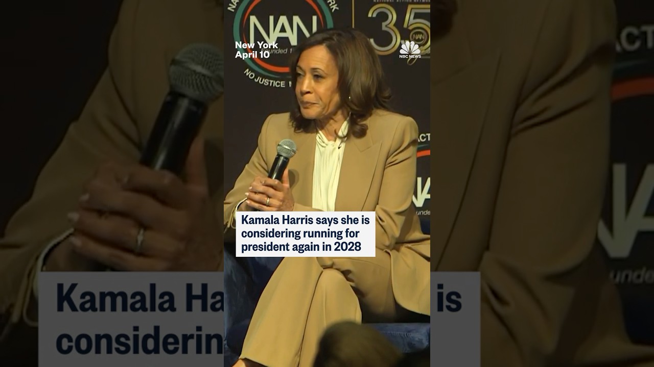 Kamala Harris says she is considering running for president again in 2028