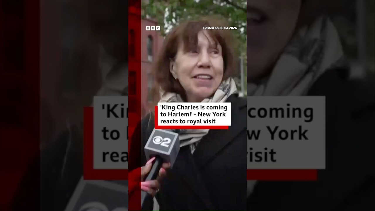 King Charles III and Queen Camilla visit New York as part of trip to America. #BBCNews