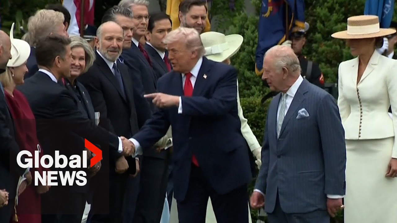 King Charles, Queen Camilla continue US state visit with Trump | FULL