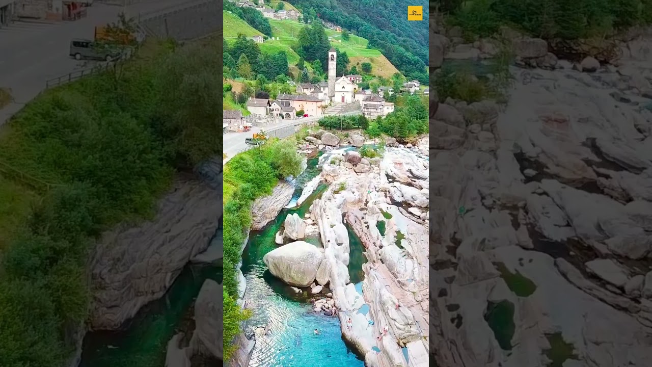 Lavertezzo Village, Switzerland 🇨🇭| #short
