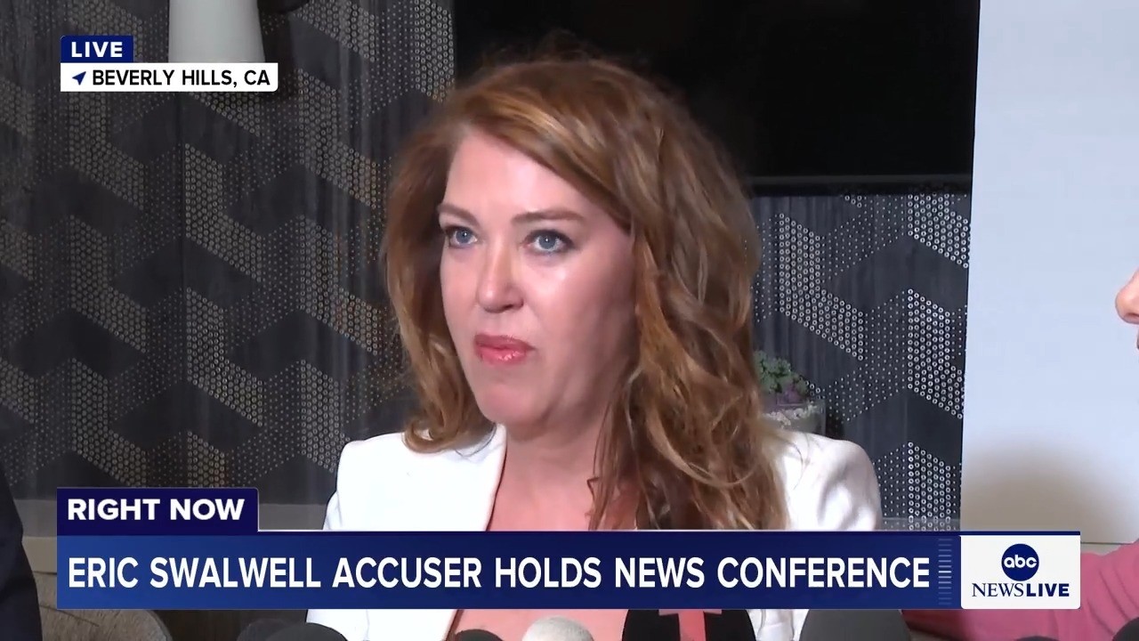 LIVE: Eric Swalwell accuser holds news conference