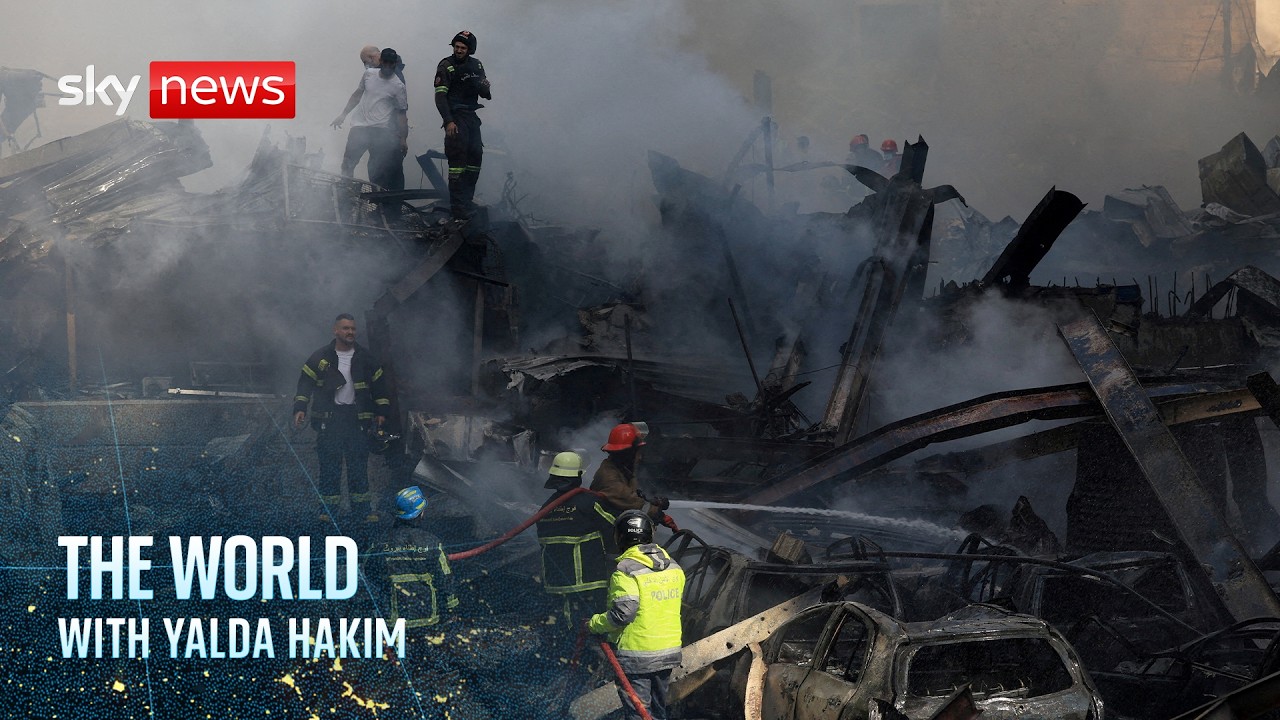 Live from Beirut – Israeli bombs threaten Trump’s Iran truce | The World with Yalda Hakim