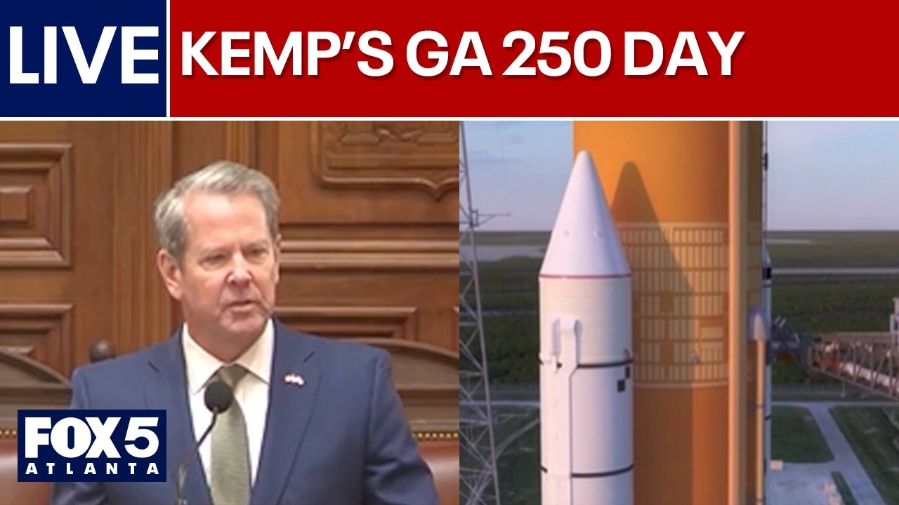 LIVE | Gov. Kemp’s Georgia250 Day address; Who can watch Artemis II launch