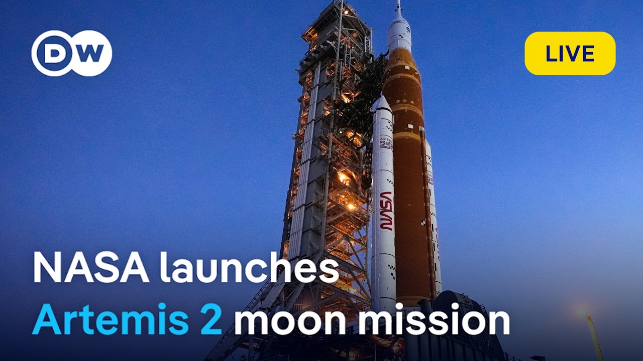 LIVE: NASA launches Artemis 2 mission for a 10-day flight around the moon | DW News