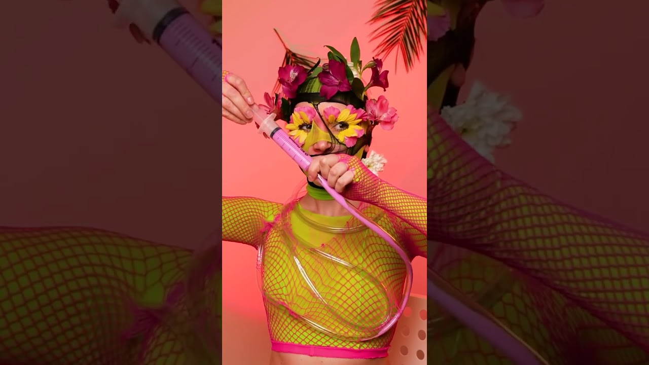 🌸 Makeup Transformation Inspired by Butterflies and Spring Flowers 🩵🦋