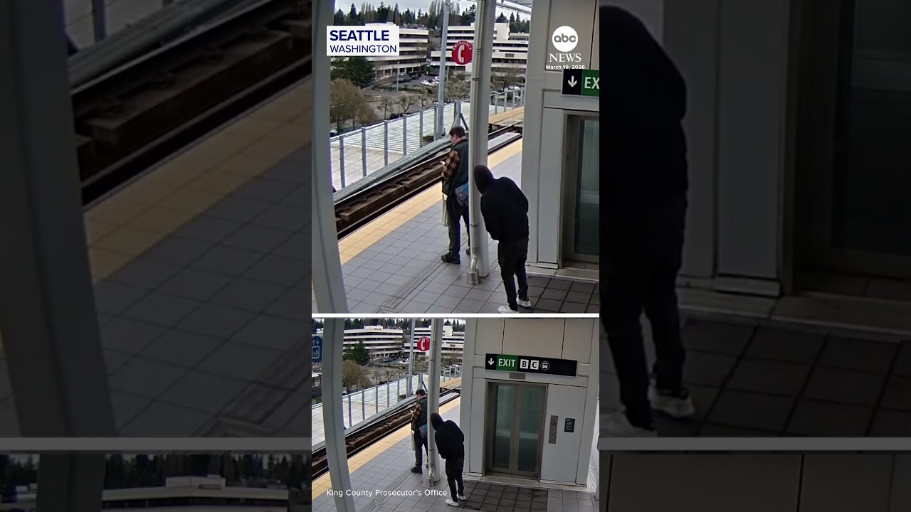 Man accused of attempting to push stranger in front of train
