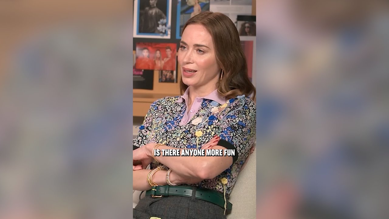 Martinis with Meryl and Stanley! Emily Blunt on Afterwork Drinks on ‘The Devil Wears Prada 2’