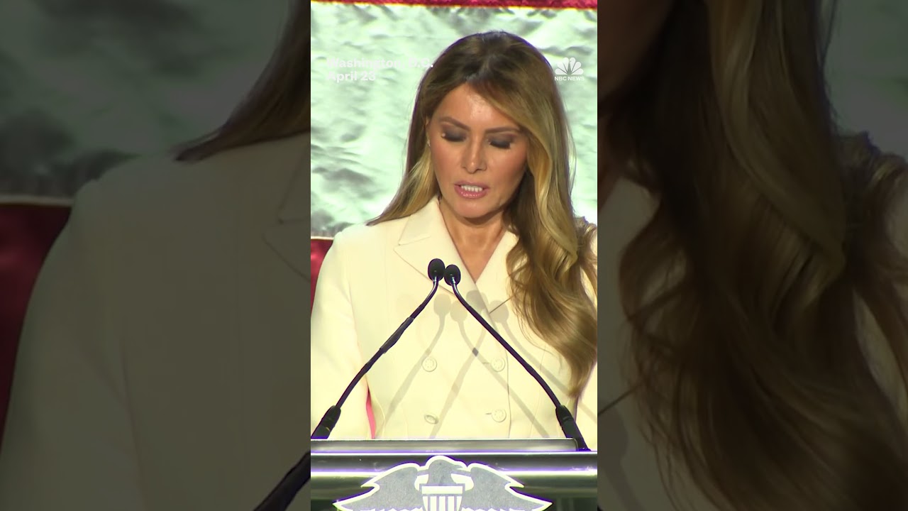 Melania Trump promotes ‘Fostering the Future’ initiative