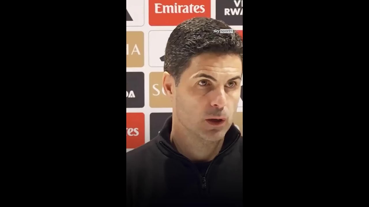 Mikel Arteta reacts to Arsenal title setback urging team to ‘stand up and go for it’ 🗣️🔴