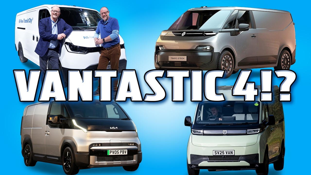 Much cheaper to buy & run? Who wins the ‘ultimate Electric Van round-up’? Includes unseen vans 👀