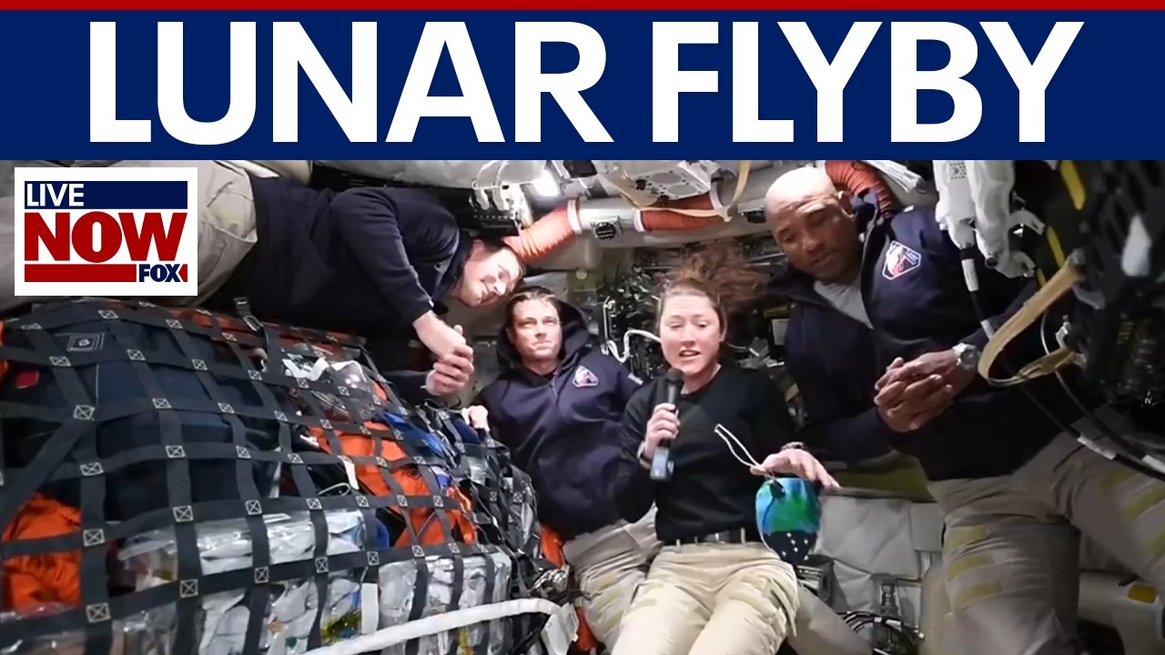 NASA: Artemis astronauts halfway to the moon for lunar flyby
