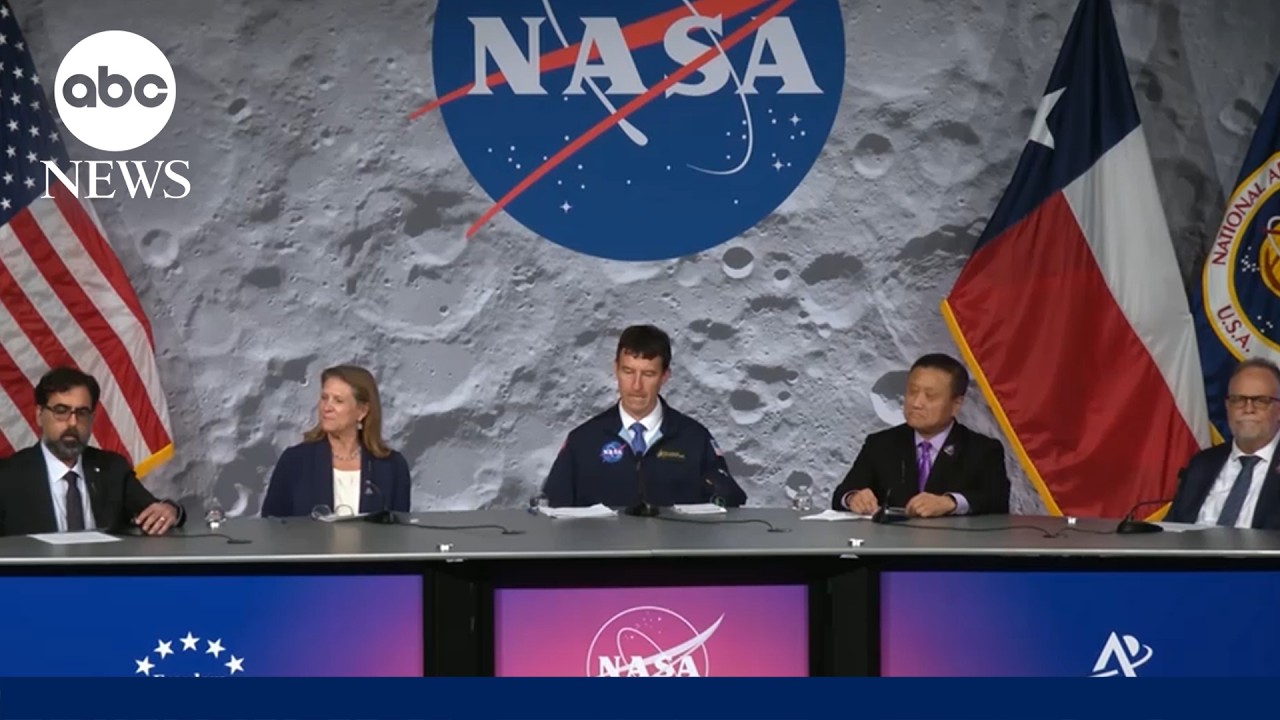 NASA officials hold news conference after successful Artemis II splashdown