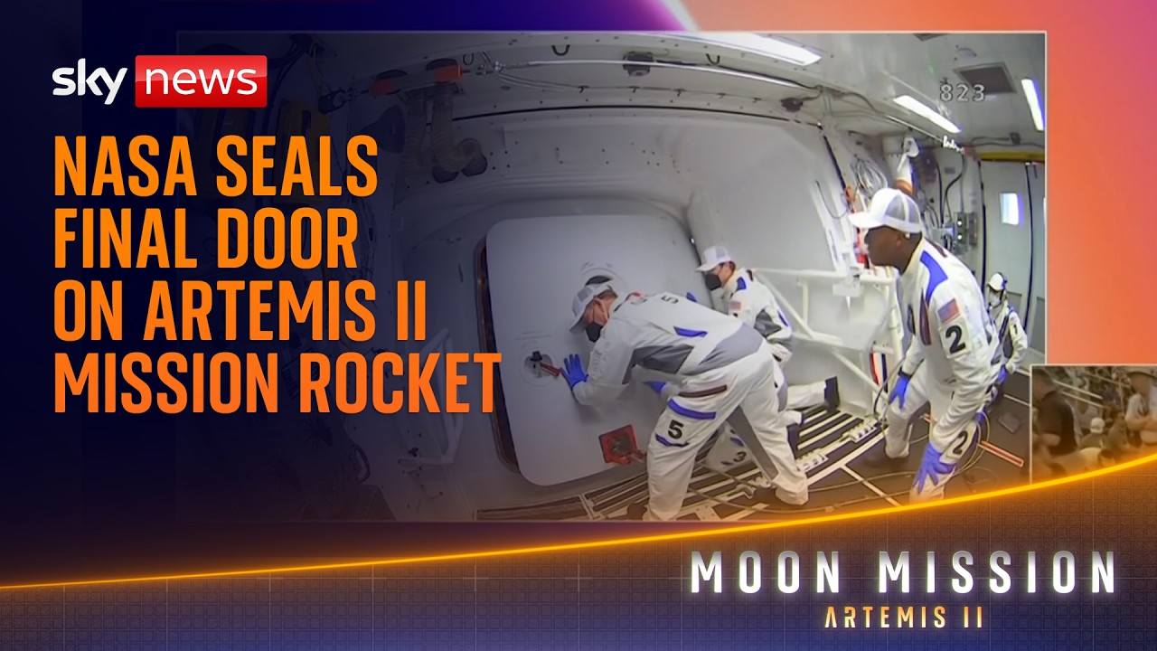 NASA seals final door – as historic moon launch nears