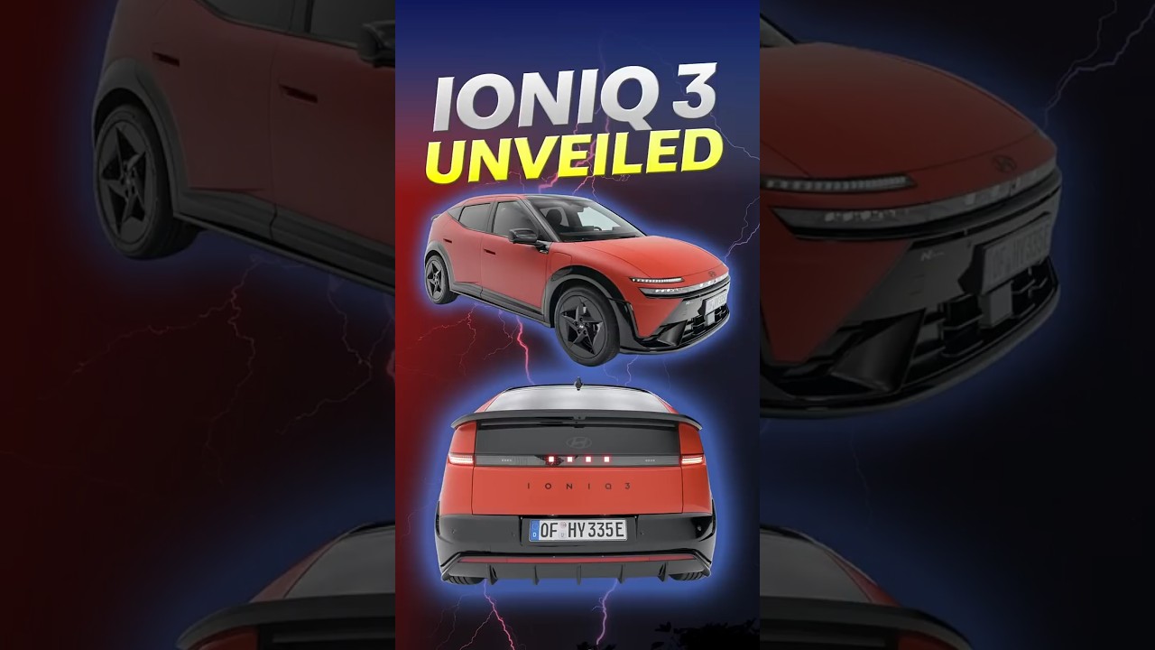 NEW Ioniq 3 REVEALED! Hyundai’s EV hatchback!