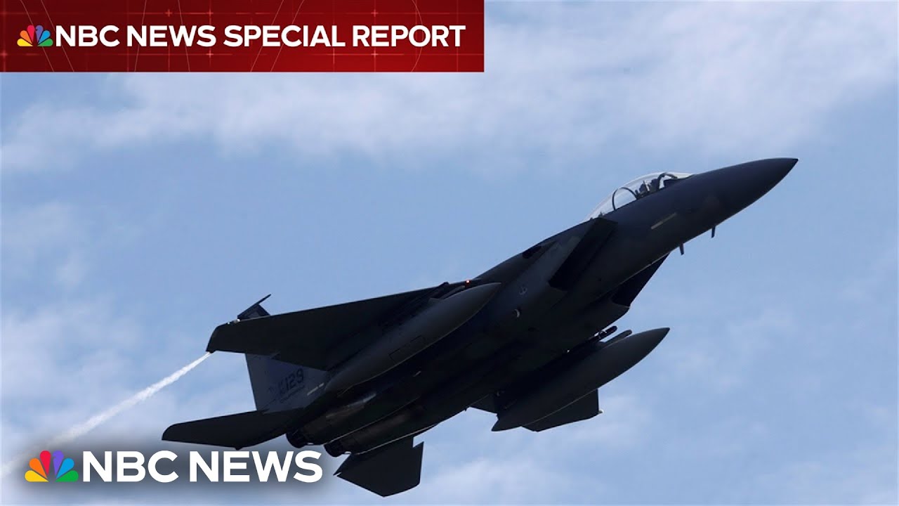 One U.S. pilot rescued after F-15 jet shot down over Iran