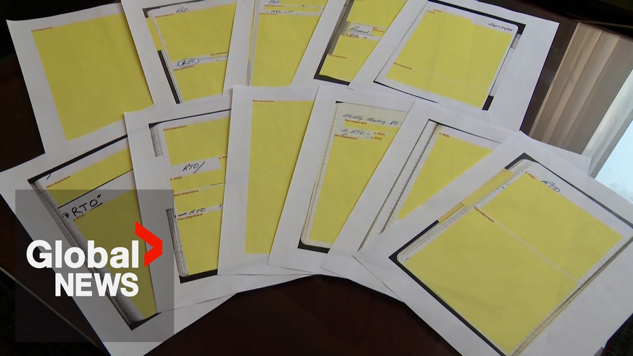 Ontario redacts almost every word top civil servant wrote about return-to-office mandate