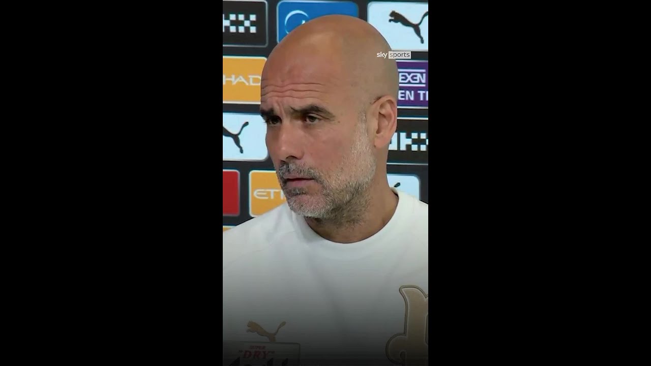 Pep Guardiola admits Man City’s clash vs Arsenal is a “final” 🗣️⚔️