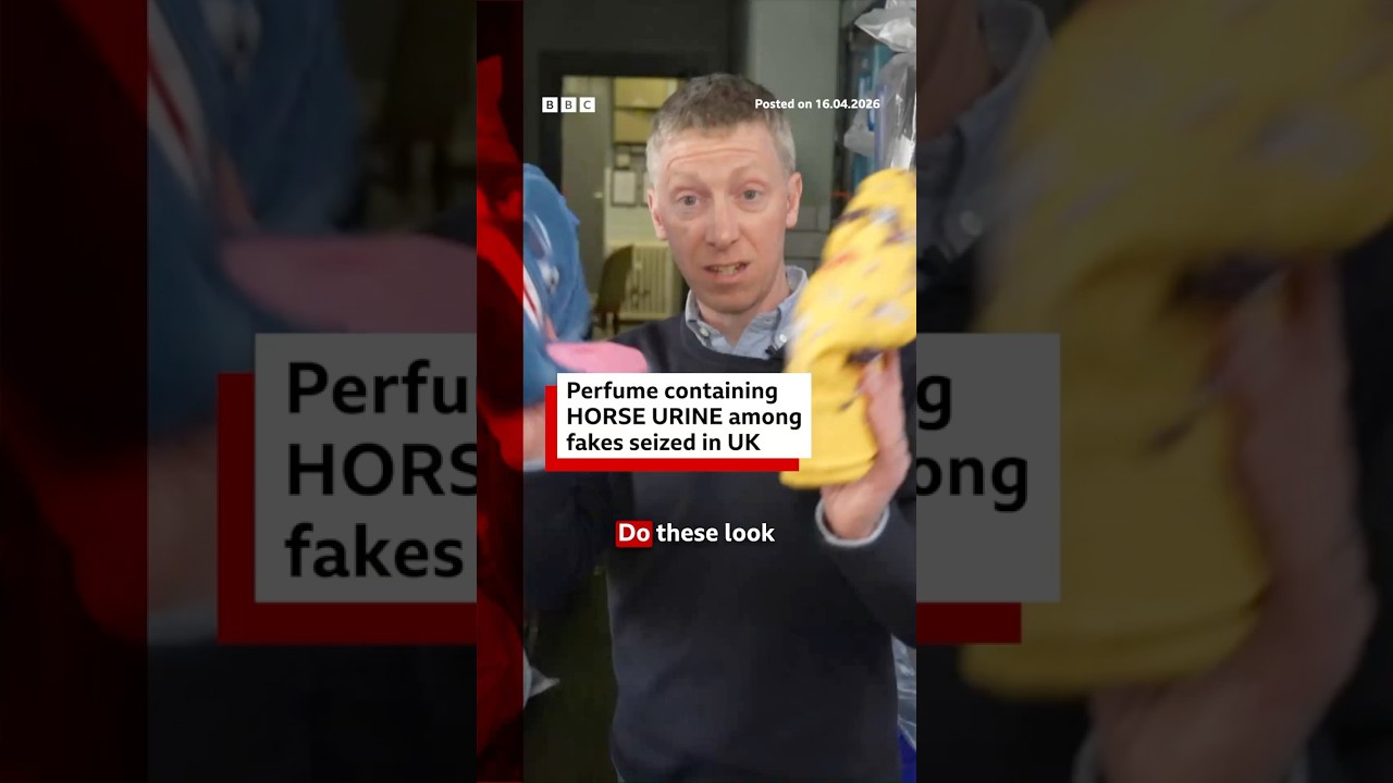 Perfume containing horse urine among fakes seized in UK. #BBCNews