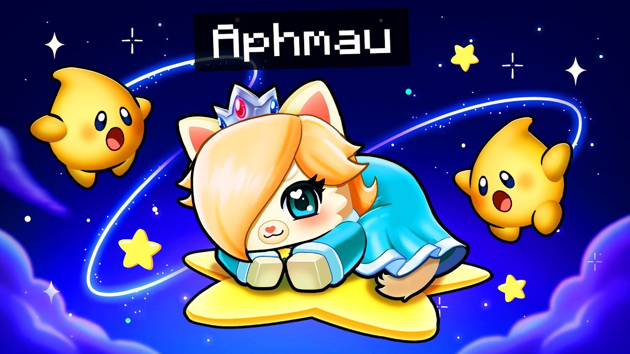 Playing as ROSALINA KITTEN in Minecraft!