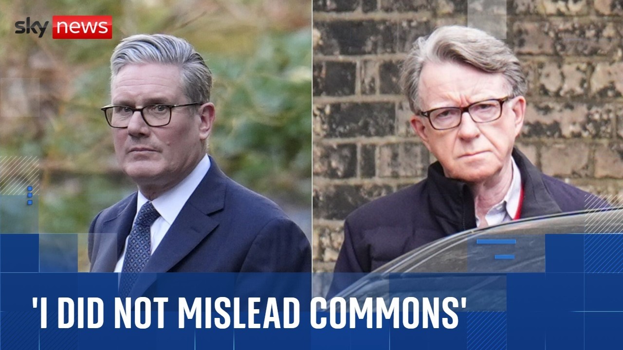 PM admits officials ‘withheld’ Mandelson vetting information from senior ministers