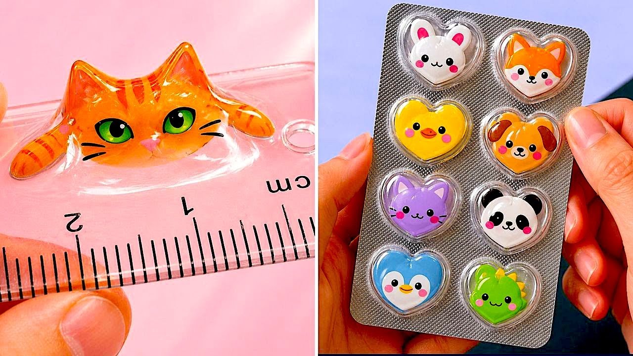 🎨 POV: YOUR SCHOOL SUPPLIES ARE THE CUTEST IN CLASS! 😍💡