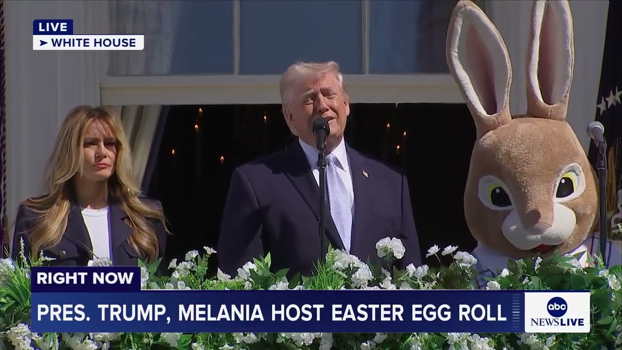 President Trump delivers remarks at White House Easter Egg Roll