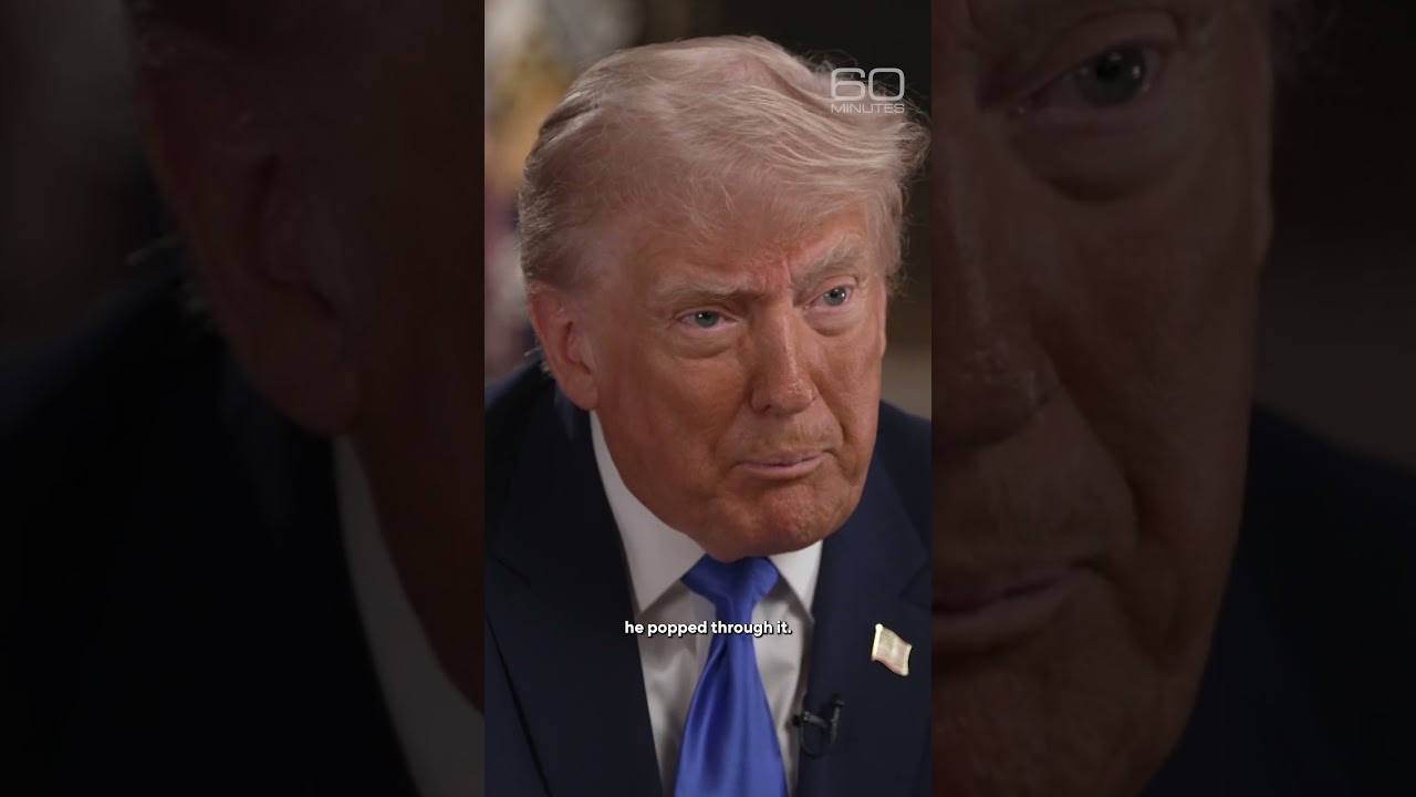 President Trump says the gunman was a “blur” #shorts