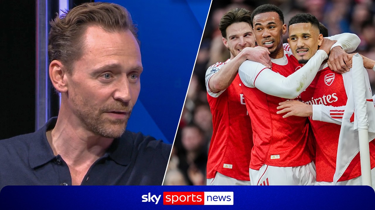 “Pressure is a privilege” – Tom Hiddleston on Arsenal’s Premier League title charge